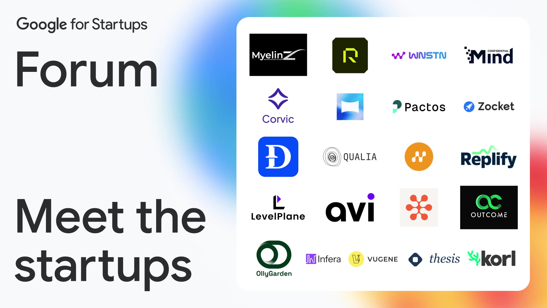Google for Startups Forum: Meet the startups, featuring Zocket in the 2026 cohort